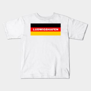 Ludwigshafen City in German Flag Kids T-Shirt